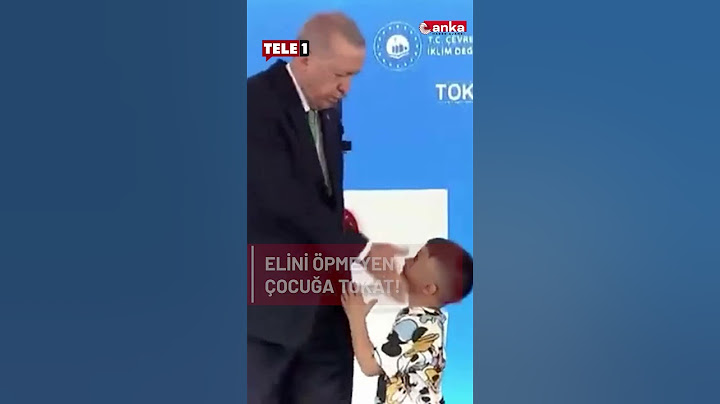 Erdoğan Rize'deki Açılış Töreninde Küçük Çocuğa Önce Tokat Attı Sonra Elini Öptürdü!