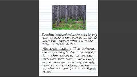 ASTR 1P02 CLIP 41: Cosmology Part 1: Introduction and Olbers