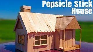 Dondurma Çubuğundan Ev Nasıl Yapılır - How to make Popsicle Stick House