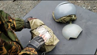 Russian MVD FSB STSH-81 Helmet sssh-94 Sphere Spetsnaz Replica STEEL GREEN