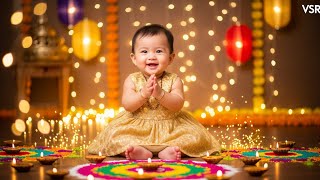 🌟 Aayi Aayi Deepawali | Cute Baby Ki Diwali Rhyme | Happy Diwali Song for Kids 2025|VSR Kids#diwali 