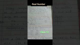 Real Number Class 10 maths cbse board #class10th #boardexam #maths #realnumbers
