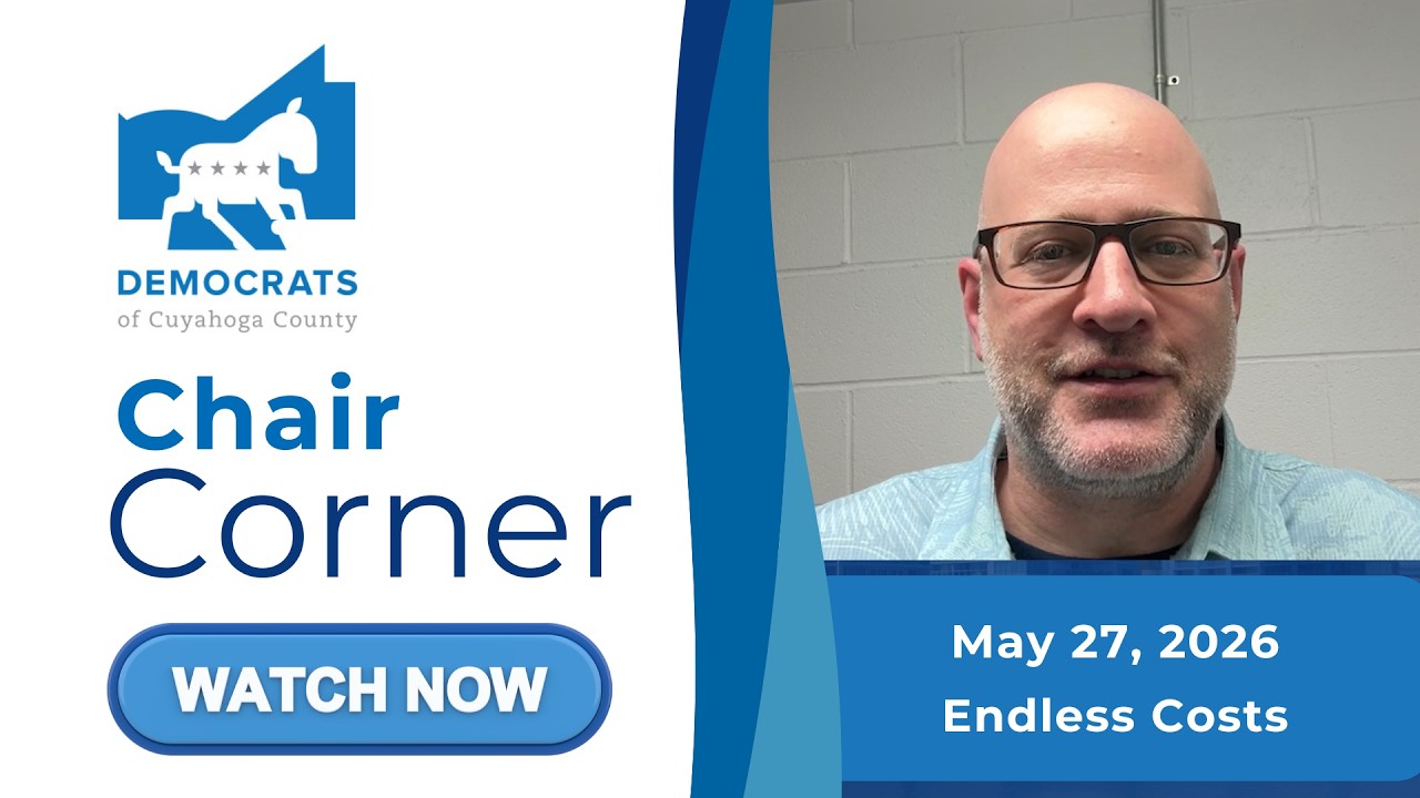 Chair's Corner - May 27, 2026 - Endless costs