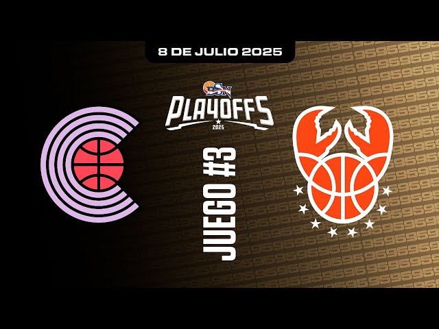 Criollos de Caguas vs. Cangrejeros de Santurce - Juego #3 - Cuartos de Final - 7/8/25 - BSN 2025