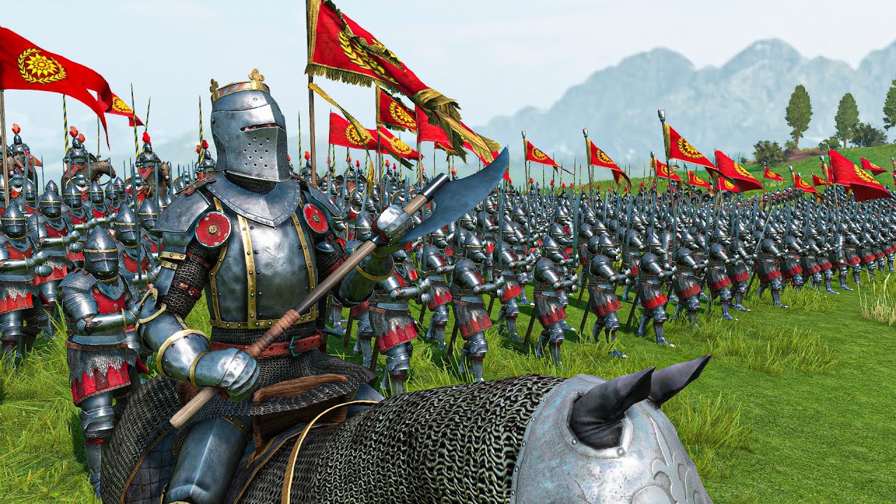 1000 Iron Knights vs 1000 Mongol Warriors — Clash in the Valley