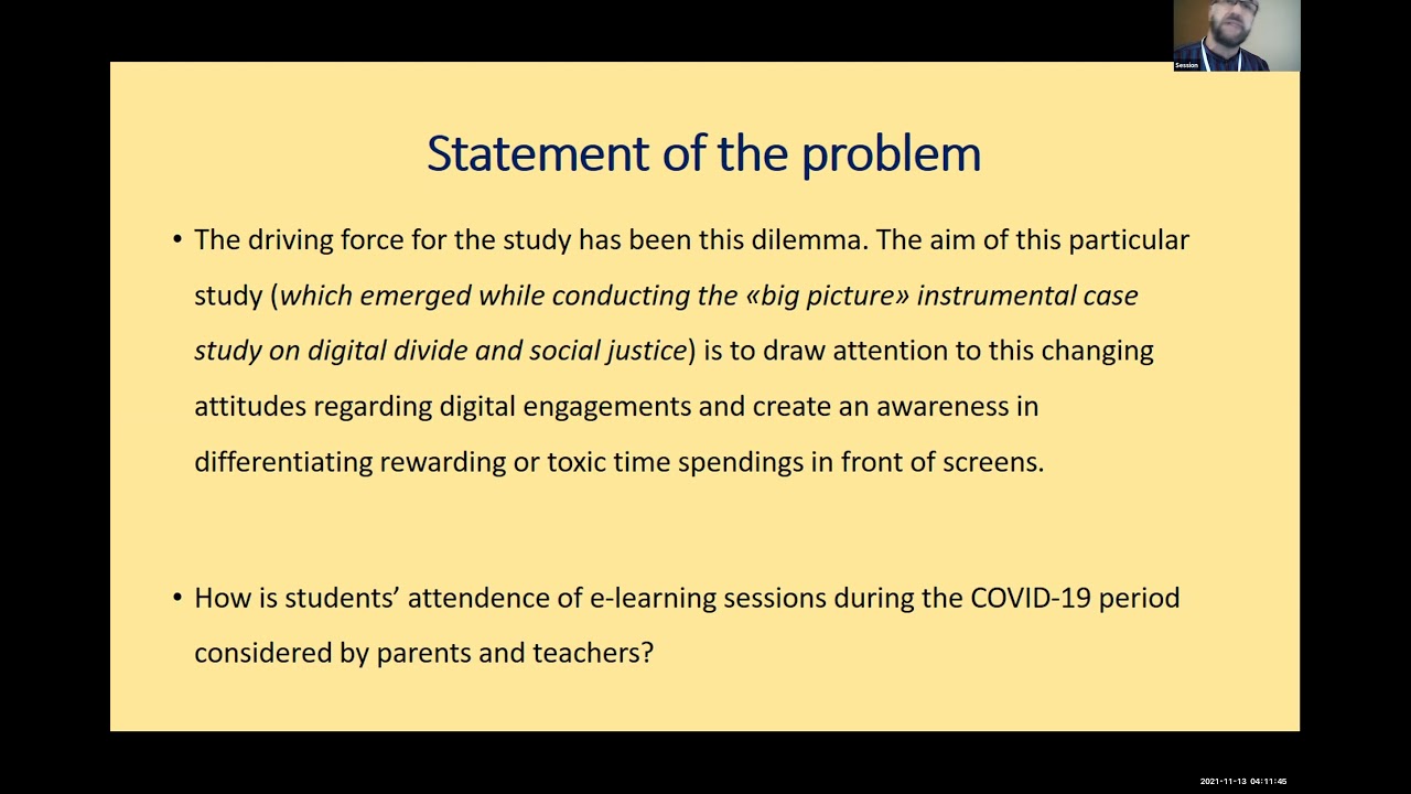 A PANDEMIC-PUSHED RAPPROCHEMENT WITH E-LEARNING: A DILEMMA BETWEEN DIGITAL ADDICTION AND DIGITAL ...