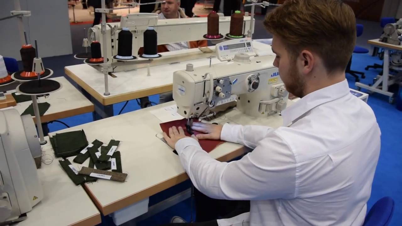 JUKI LU2818AL70BBS for Upholstery Production YouTube