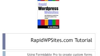 Formidable Pro Wordpress Custom Forms