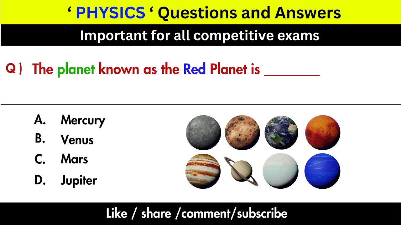 Physics questions and answers gk quiz physics questions gk