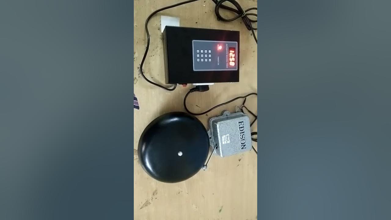 Automatic school bell timer