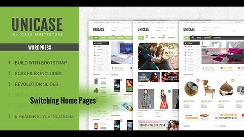 Changing from Modern to Classic Style - Unicase WooCommerce Theme