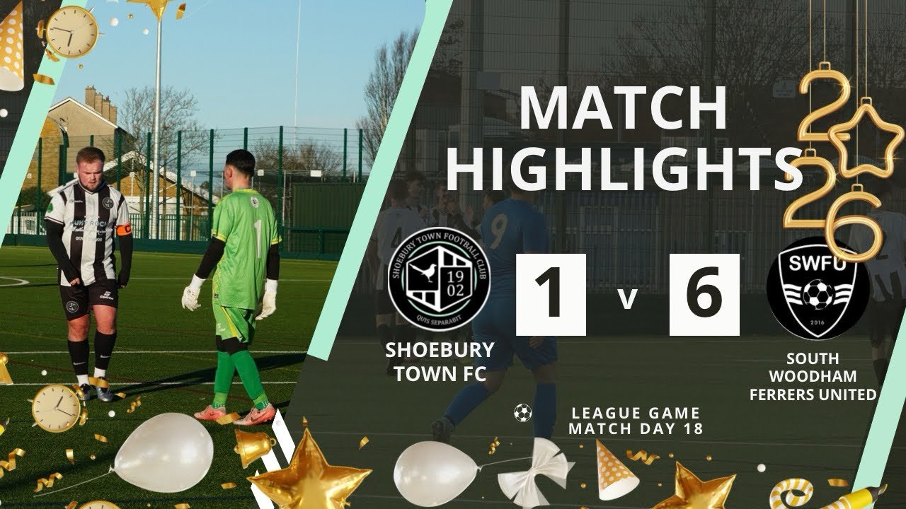 SHOEBURY TOWN vs SOUTH WOODHAM FERRERS UNITED | League game/ Match day 18