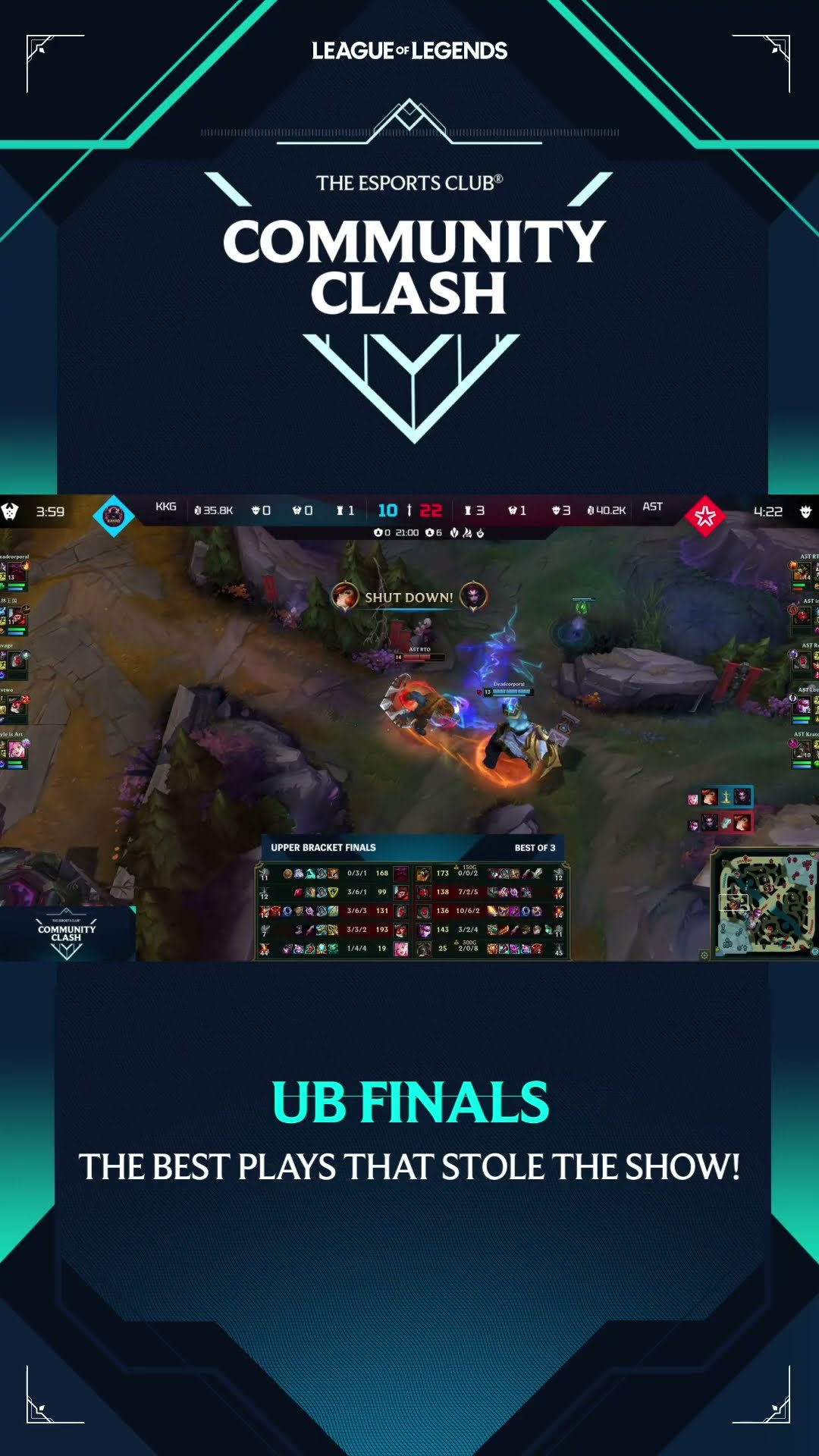 Upper Bracket Finals Highlights | Best Plays from the TEC Community Clash