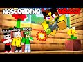 NASCONDINO CON I LANCIARAZZI vs MINUSCOLI SU MINECRAFT