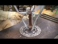 Diy  craftsmans ideas homemade smart rotating pedestal  metal smart working tools 