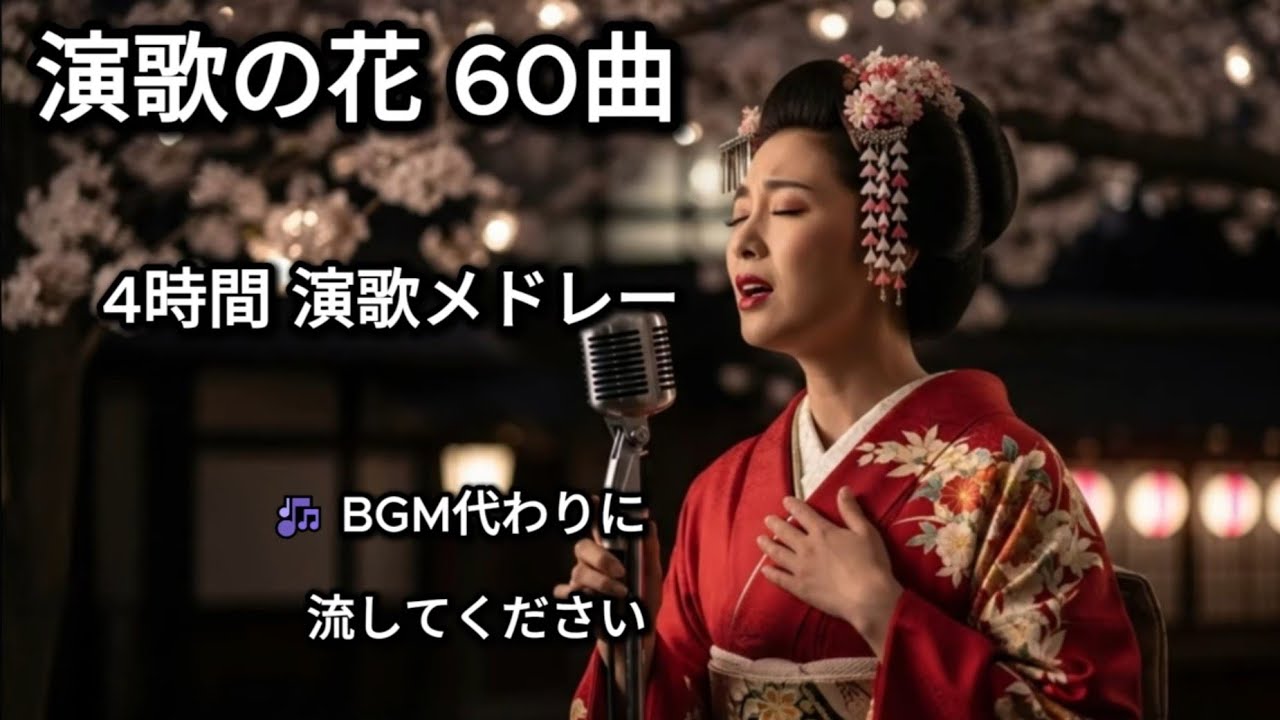 演歌の花 60曲｜心に響く4時間メドレー