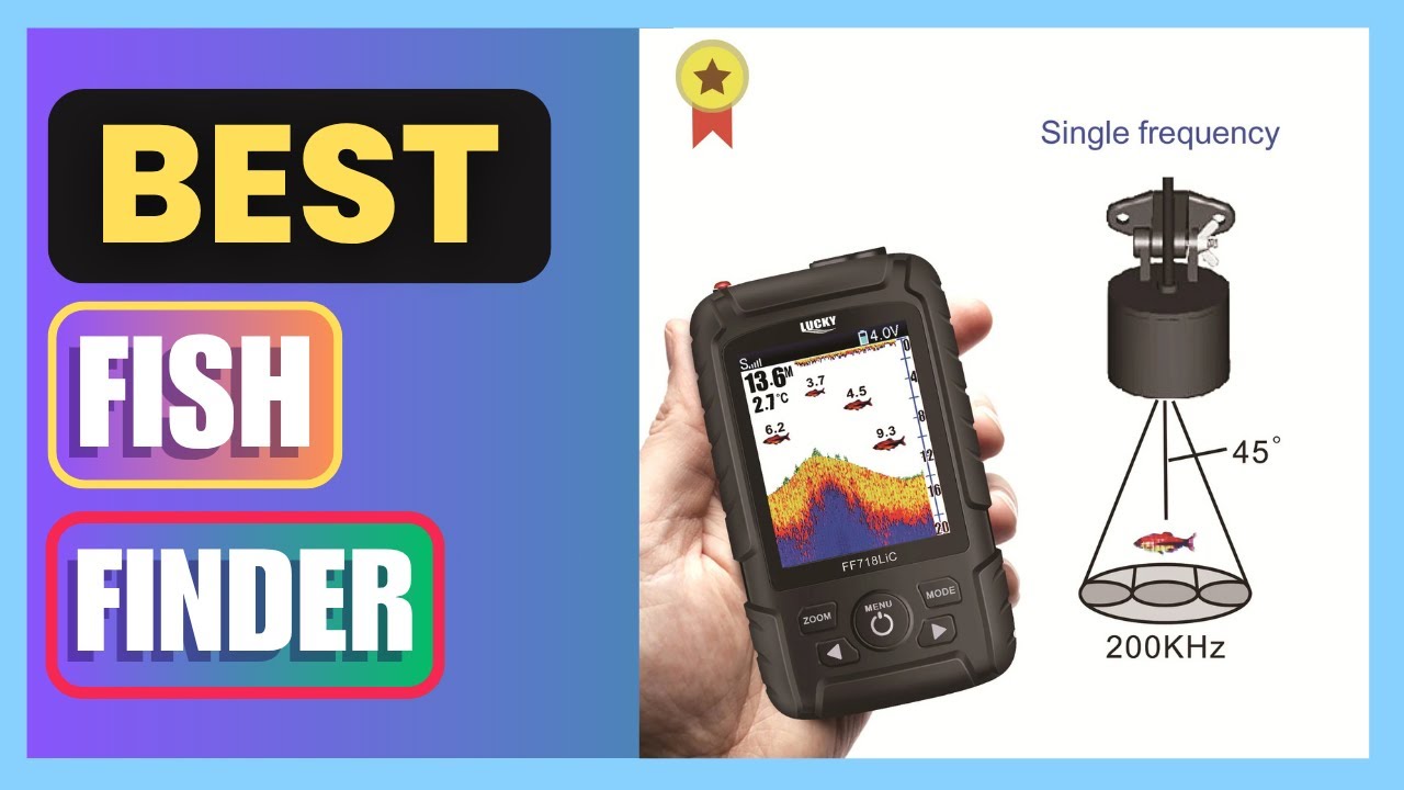 Best LUCKY-Portable Fish Finder Dual Sonar Frequency