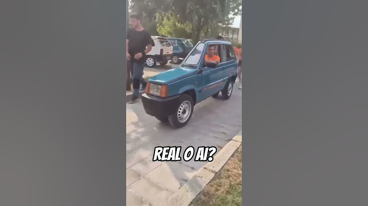 LA PANDA PIÙ STRETTA DEL MONDO! Reale o intelligenza artificiale?! #real#ai#car#amazing#viral#video