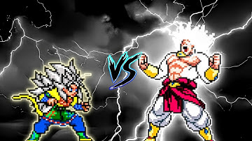 Goku Mystic 5 (New) VS Limit Break Broly SSJ4 in Jump Force Mugen