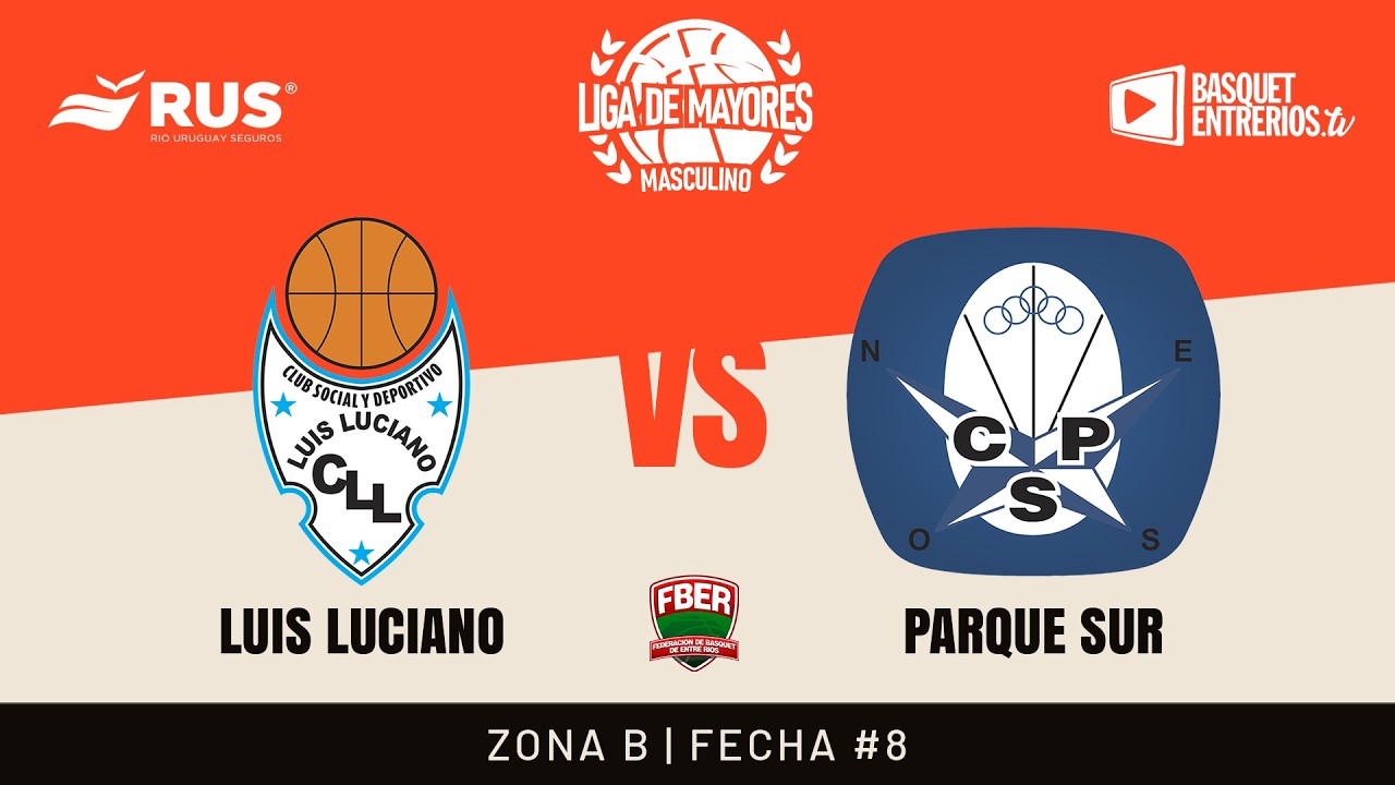 Liga Provincial Masculina de Mayores 2026 – 1° Fase | Zona B – Fecha 8: Luis Luciano – Parque Sur