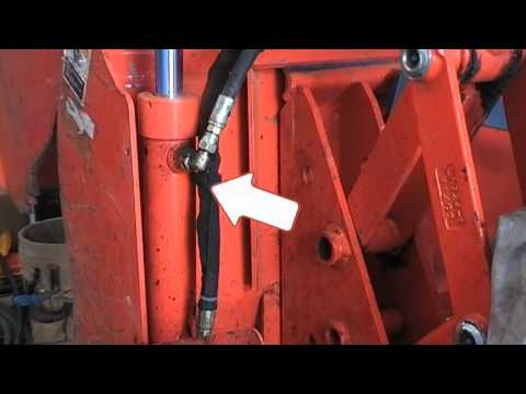 Find And Repair A Hydraulic Leak On A Kubota L 3800 Youtube