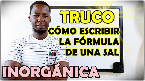 Como identificar sais fórmula?
