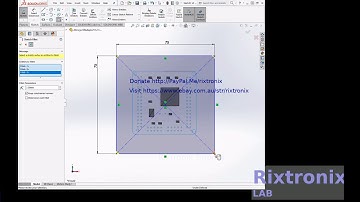 Tutorial designing atmega128 breadboard adaptor v1.2 casing with surface   Solidworks part 1