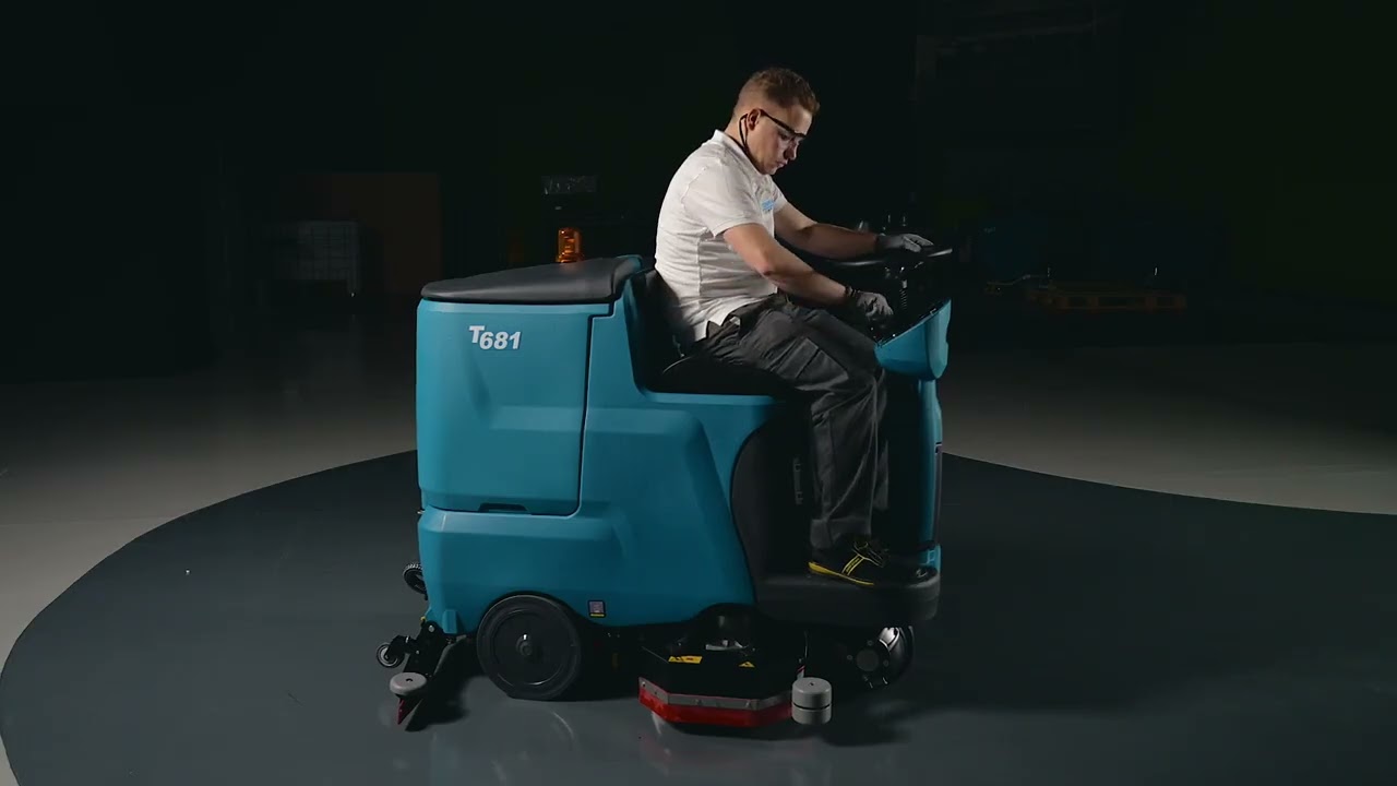 T681 Ride-On Floor Scrubber: Operator Training