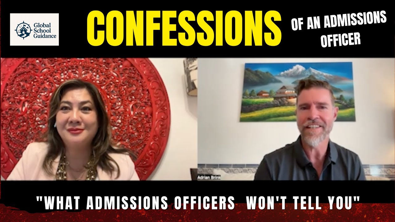 Confessions of an Admissions Officer | Full Interview (30 Minutes ...