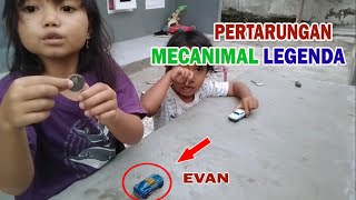 Pertarungan Mecanimal Legenda Evan, Bilqis vs Fatih | Mecard