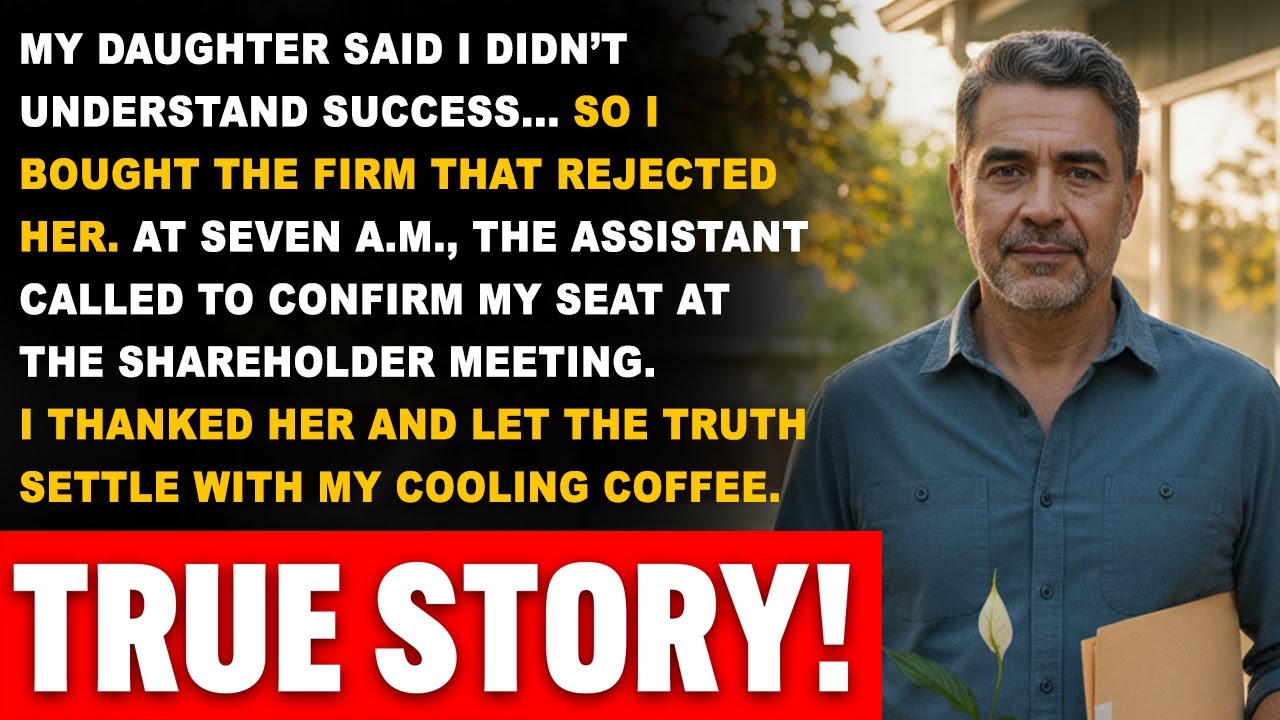 My Daughter Said I Didn't Understand Success — So I Bought The Firm That Rejected Her