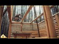 EP19: Log Wall Fills &amp; Dovetail Floor Joists - Extended Version