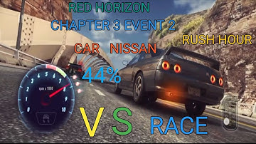 NFS NO LIMITS | RED HORIZON | CHAPTER 3 EVENT 2 | RUSH HOUR | CAR   NISSAN | V S  RACE