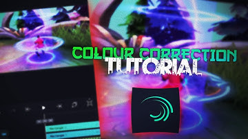 COLOUR CORRECTION TUTORIAL | Alight Motion | SPECTRE [#2]