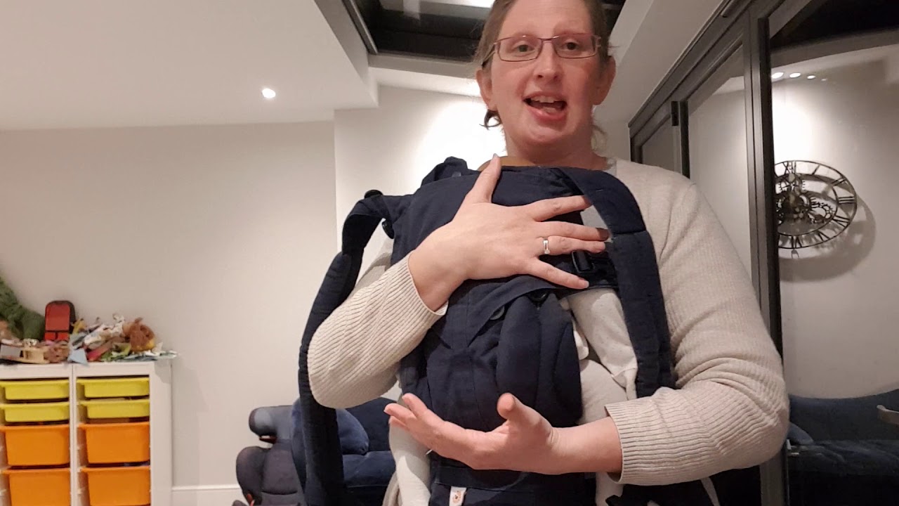 How to carry a newborn in an Ergobaby Omni 360 YouTube
