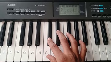 He ram dhun play in Casio ctk 2550 by Chirag Goswami
