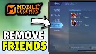 How To Deleteremove Friends In Mobile Legends 2026 Unfriendunfollow Friends Mlbb Iphoneandroid