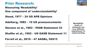 PRESENTATION 3: Are Accounting Standards Understandable?