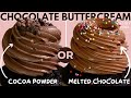 2 Ways To Make Amazing Chocolate Buttercream (For All Types Of Buttercream!)
