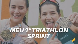 Meu primeiro triathlon sprint!