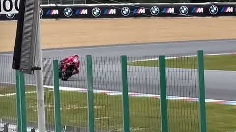 Marc Márquez and Pecco Bagnaia racing against each other during Friday session at Brno 2025 