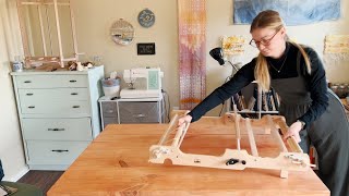 Ch. 5: Set up a loom with me | From finished warp to starting to weave