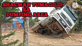Naulit Nanaman Ang Shacman Tumagilid Sa Dumping Area/RONIETV 07 30 23