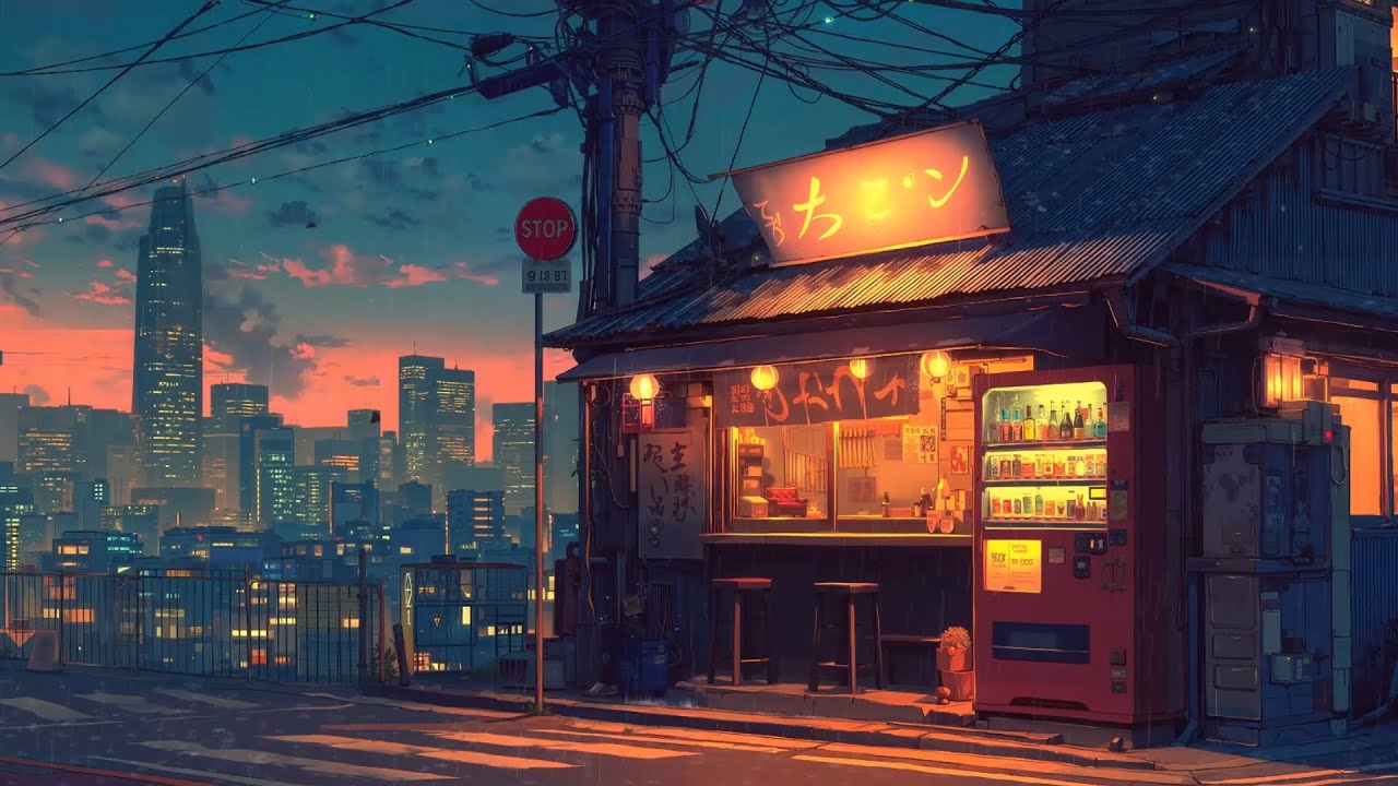 Old Town After the Rain 🌆 90s Lofi Hip Hop | Slow Nights & Timeless Memories