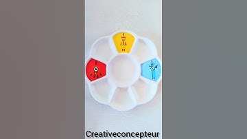 Numberblocks 1,3,5, guess the mixed color #shorts #satisfying #colormixing #numbers #numberblocks