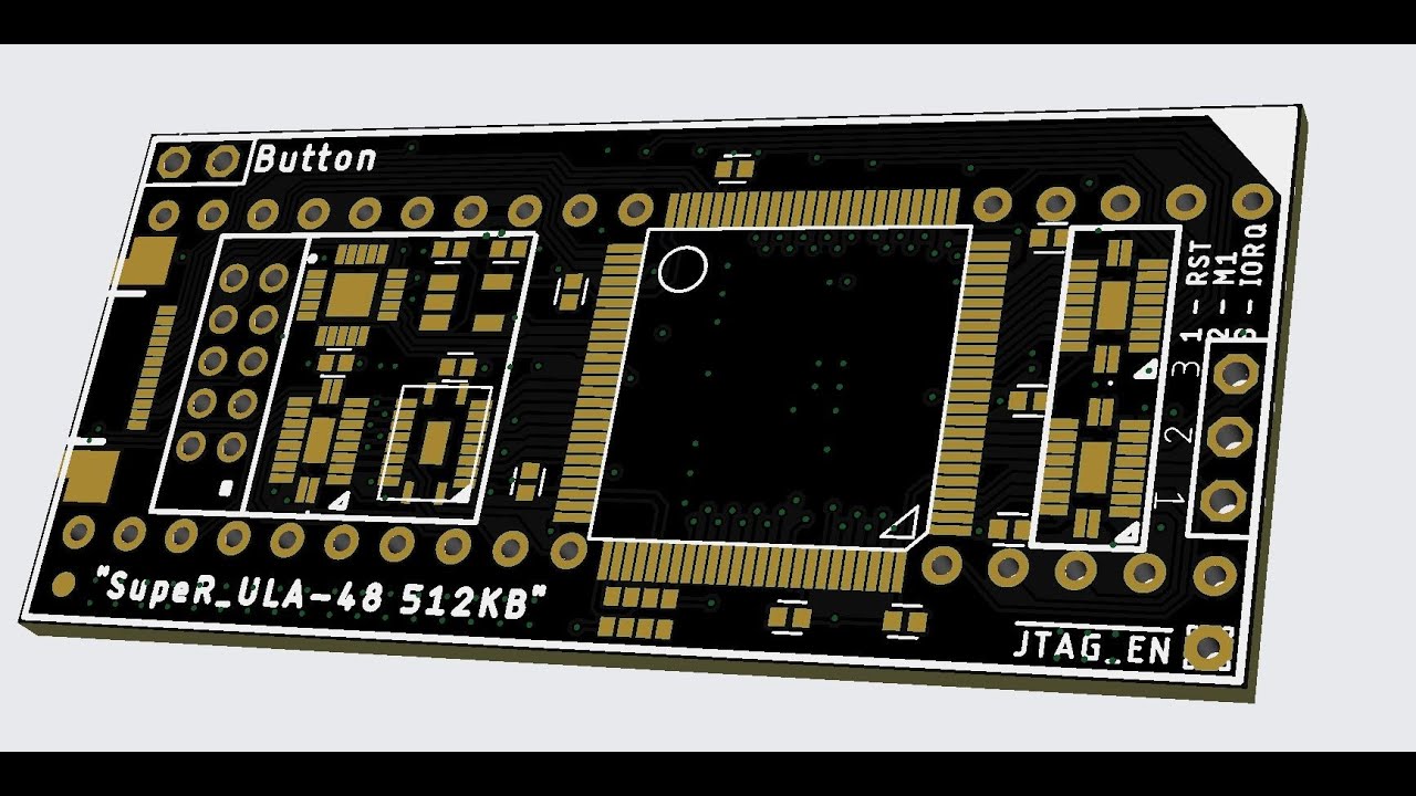 SrULA - zx spectrum48 fpga clone plays saa1099 music - YouTube