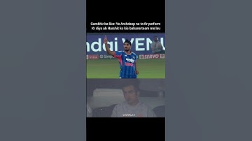 Gautam Gambhir used to drop Arshdeep Singh for others