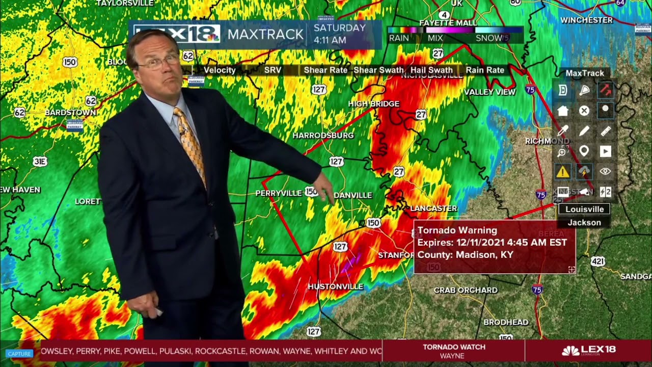 LEX 18 Severe Weather Coverage December 11, 2021 - YouTube