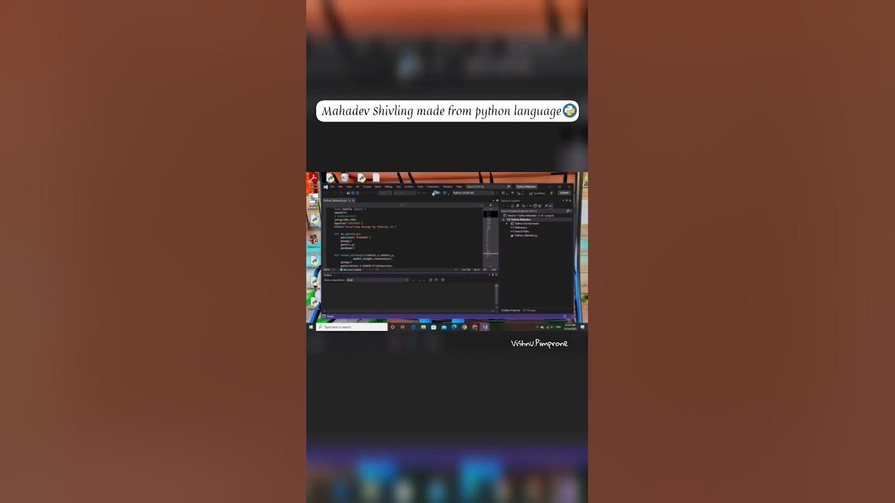 Mahadev Shivling made from python language🙏 - YouTube