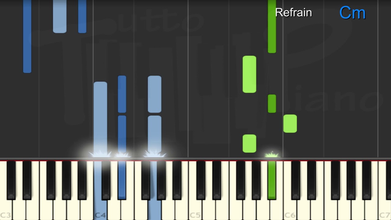 Michel Berger - Quelques mots d'amour (piano facile)